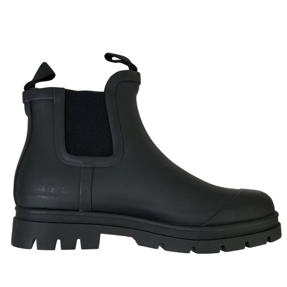 Everlane The Rain Boot Womens 6 Black Rubber Chelsea Boots - Picture 5 of 15